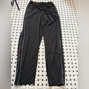 Nike Black Men's Joggers with White Stripe